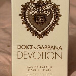 Dolce & Gabbana Devotion Perfume with Gold Accents